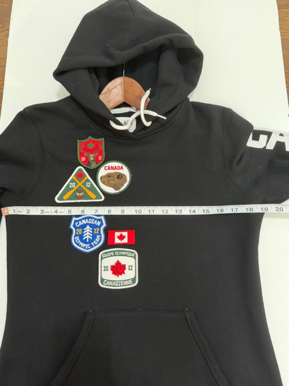 HBC Team Canada 2012 London Olympics Patch Hoodie - Women's Small - Picture 7 of 13